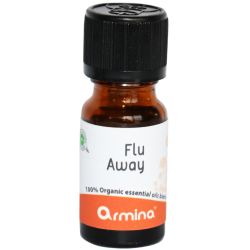 Blend din uleiuri esentiale FLU AWAY pentru difuzer bio 10ml ARMINA 