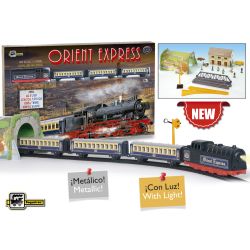 Trenulet electric Orient Express Multicolor