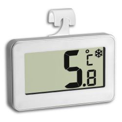 Termometru digital pentru frigider TFA 30.2028.02, suport magnetic Alb