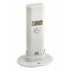 Transmitator wireless digital pentru temperatura si umiditate WEATHERHUB TFA 30.3303.02 Alb