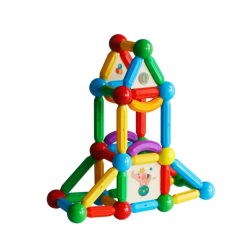 Set de constructie magnetic - STICK (103 piese) Multicolor