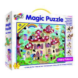  1003847_08 Magic Puzzle - Palatul zanelor (50 piese) Galt Alb