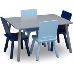  TT87414GN_17 Set masuta si 4 scaunele Grey/Blue Delta Children Multicolor
