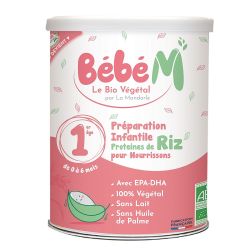  3760030723214_50 Formula 1 lapte praf vegetal bio instant pentru bebelusi incepand de la nastere 800g Bebe Mandorle 