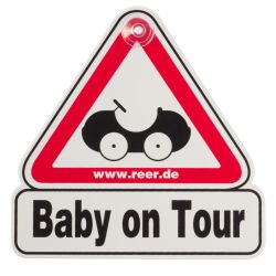 Semn de masina Baby on Tour REER 80210 Rosu