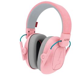 Casti antifonice pliabile pentru copii 5-16 ani, ofera protectie auditiva, SNR 25, roz, ALPINE Muffy Kids Pink ALP26481 Roz