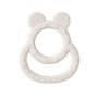 Jucarie dentitie cauciuc natural Soft Ears Alb Saro Baby