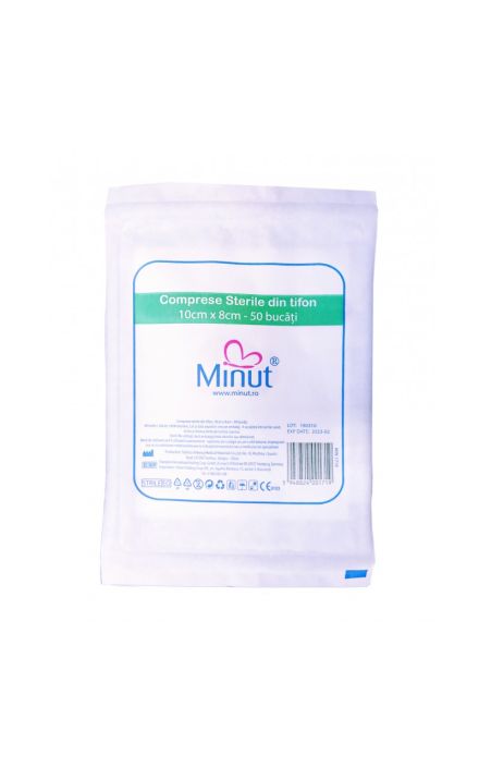 Comprese sterile taiate Minut 23 g - 25 buc 