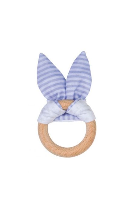 Jucarie Dentitie Nature Iepuras Blue Albastru