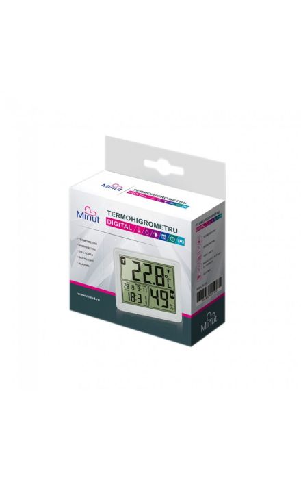Termohigrometru digital Minut, 5 functii 