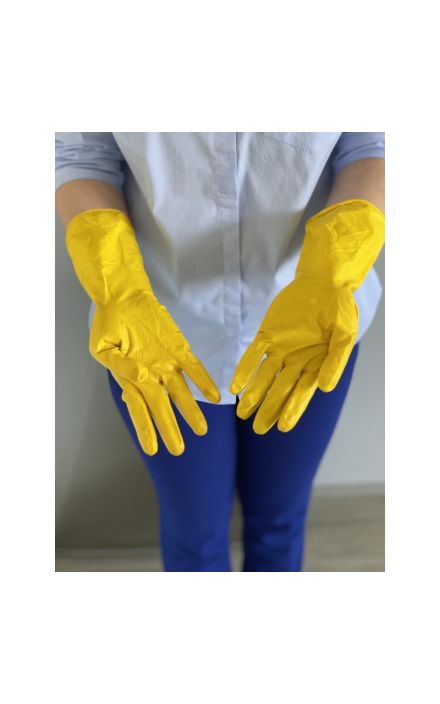 Manusi menaj Minut, marimi S, M, L, galbene 