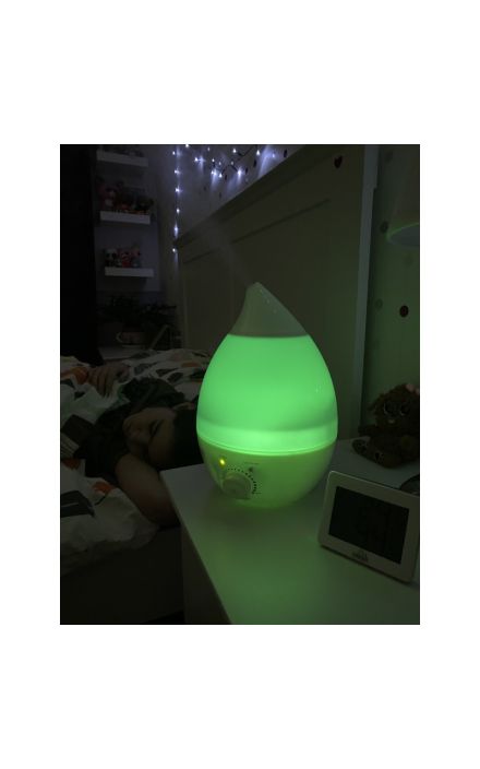 Umidificator ultrasunete, cu ionizare, lampa de veghe si aromoterapie Minut Baby, 2.8l 