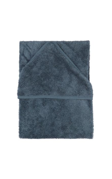 Prosop cu Gluga pentru Copii din Bambus Marin Albastru