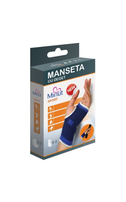 Manseta elastica cu deget Minut 