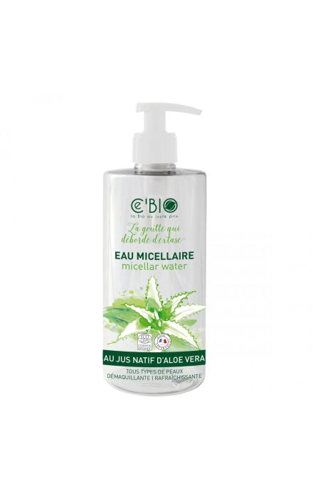 Apa micelara organica cu aloe vera 500 ml CE'BIO 