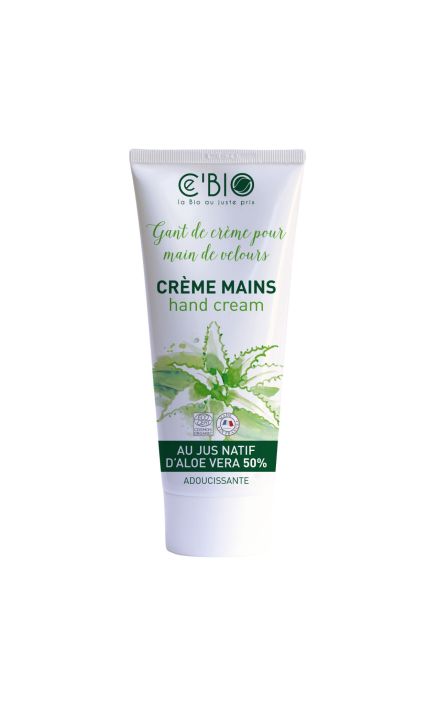 Crema de maini organica cu aloe vera 75 ml CE'BIO 