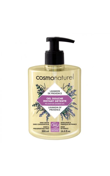 Gel de dus BIO relaxant cu lavanda 500 ml COSMO NATUREL 