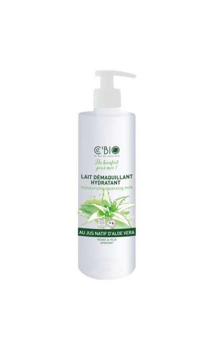 Lapte demachiant organic cu aloe vera 200 ml CE'BIO 