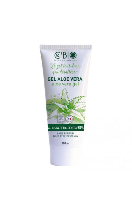 Gel organic cu aloe vera fara parfum 200 ml CE'BIO 