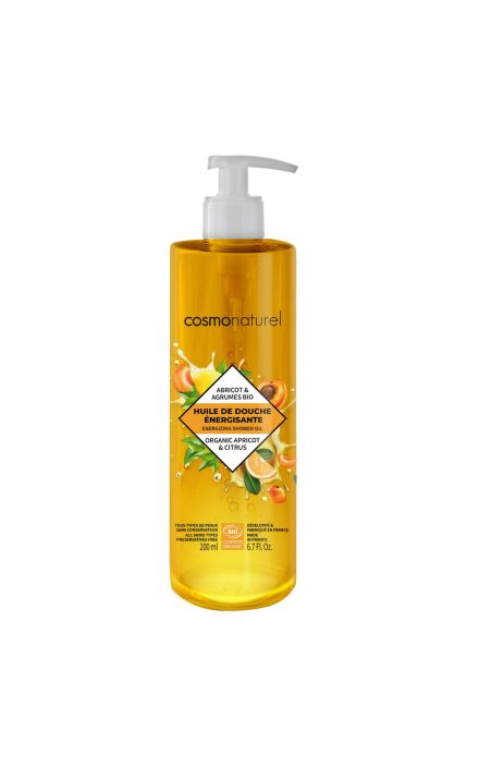 Ulei de dus BIO cu caise si citrice 200 ml COSMO NATUREL 