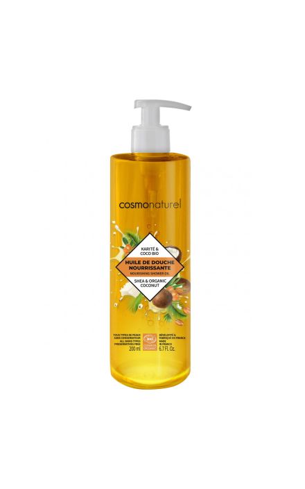 Ulei de dus BIO cu shea si nuca de cocos 200 ml COSMO NATUREL 