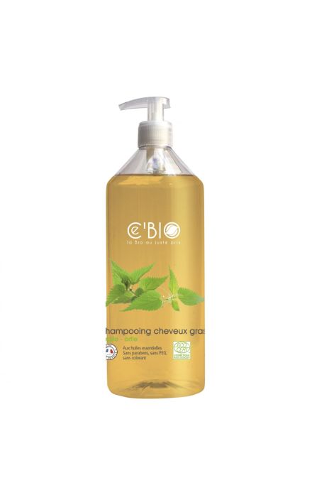 Sampon organic pentru par gras 500 ml CE'BIO 