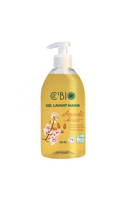 Sapun lichid BIO pentru maini cu migdale dulci 500 ml CE'BIO 