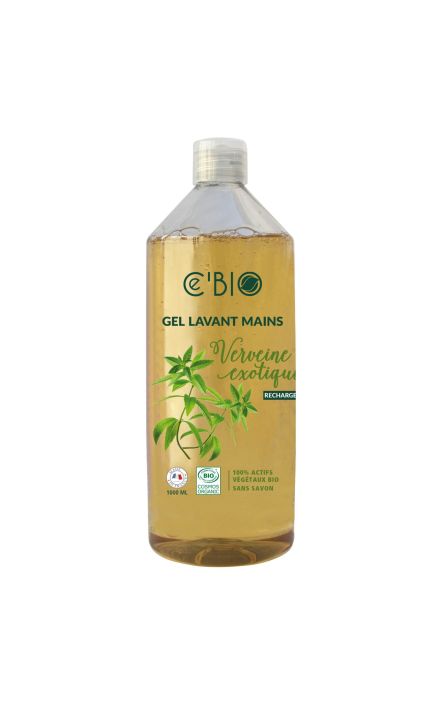 Rezerva sapun lichid BIO pentru maini cu verbina 1000 ml CE'BIO 