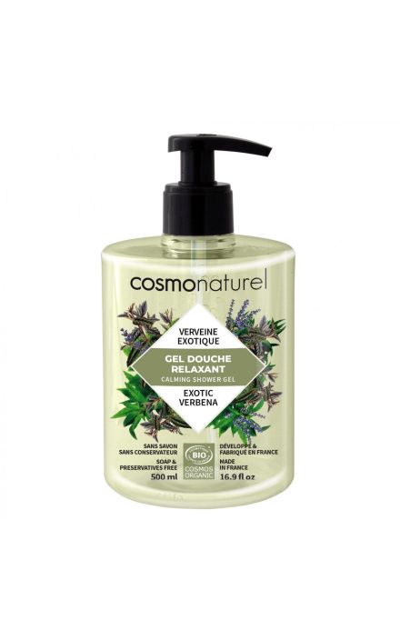 Gel de dus BIO calmant cu verbina exotica 500 ml COSMO NATUREL 