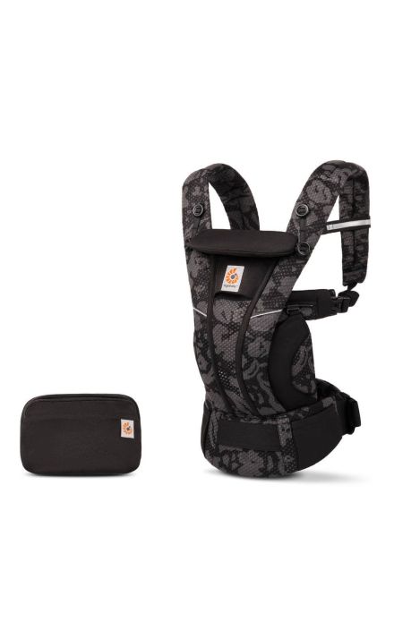 Marsupiu Omni Breeze Onyx Blooms Black