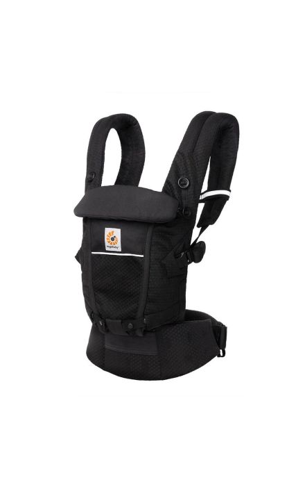 Marsupiu Adapt Soft Flex Mesh Onyx Black Ergobaby Negru