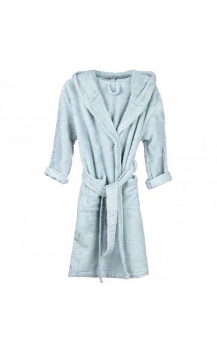 Halat de Baie Frotir din Bambus pentru Copii 4-6 ani Sea Blue Albastru