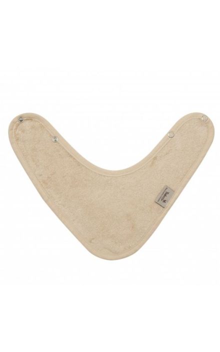 Baveta Textila Tip Bandana din Bambus Frosted Almond Crem