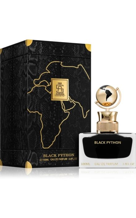 Aurora, Globe Collection Black Python, Apa de Parfum Unisex, 100 ml 