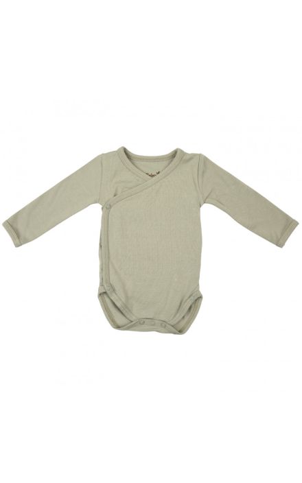 Body cu Maneca Lunga, din Bambus Whisper Green 50-56 Verde