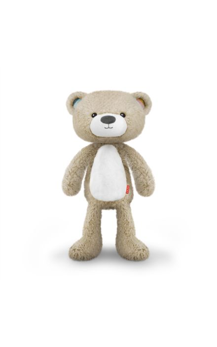 Ursuletul Brody Antrenor de Somn Muzical cu Lumina, Taupe, Zazu Kids Bej