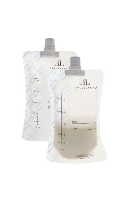 Pungi pentru Stocarea Laptelui Matern Lola&Lykke  (30 buc) Transparent