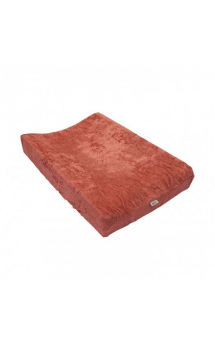 Husa textila bambus pentru salteluta schimbat scutece Apricot Blush Roz