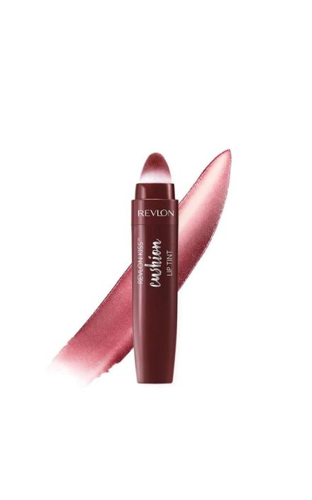Ruj de buze lichid Revlon Kiss Cushion, nuanta Wine Trip, 4.4 ml 