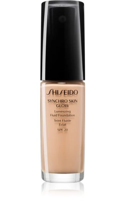 Fond de ten Shiseido Synchro Skin Glow Luminizing Liquid Foundation No.3, Neutral, SPF 20, 10 ml *Tester 