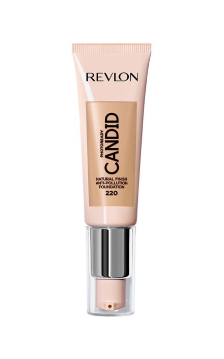 Fond de ten lichid Revlon, Candid, Antipoluare, Nuanta 220, Bej nisip, 22 ml 