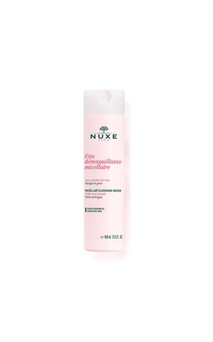 Lotiune micelara Nuxe Rose Petals Cleanser pentru ten sensibil, 400 ml 