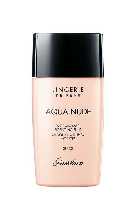 Fond de ten Guerlain Lingerie De Peau Aqua Nude Perfecting Fluid Spf 20 06W Very Deep Warm 30 Ml 