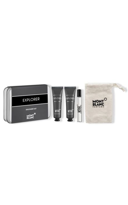 Explorer, Set Calatorii Barbati: Apa de Parfum 7.5 ml + After-Shave 30 ml + Gel de Dus 30 ml 