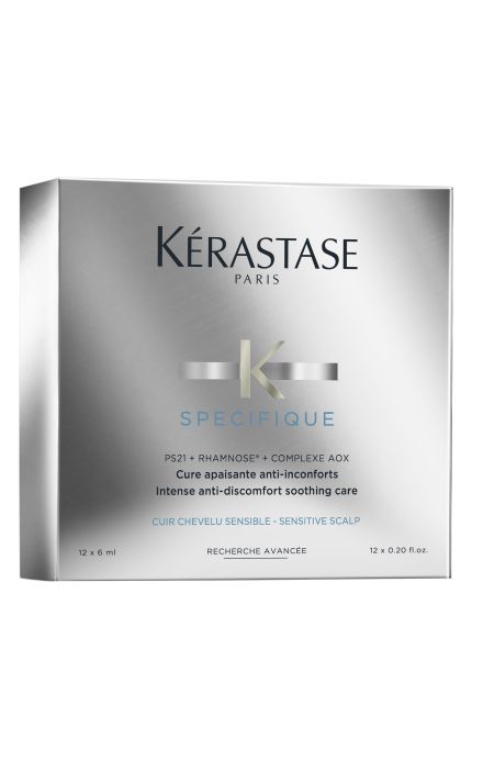 Tratament pentru par Kerastase Specifique Intense Anti-Discomfort Care, Scalp sensibil, 12x6ml 