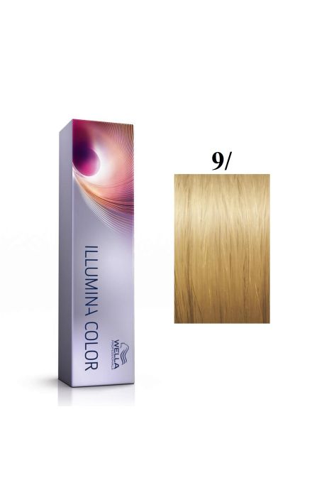 Vopsea permanenta Wella Professionals Illumina Color 9/, Blond Luminos, 60ml 