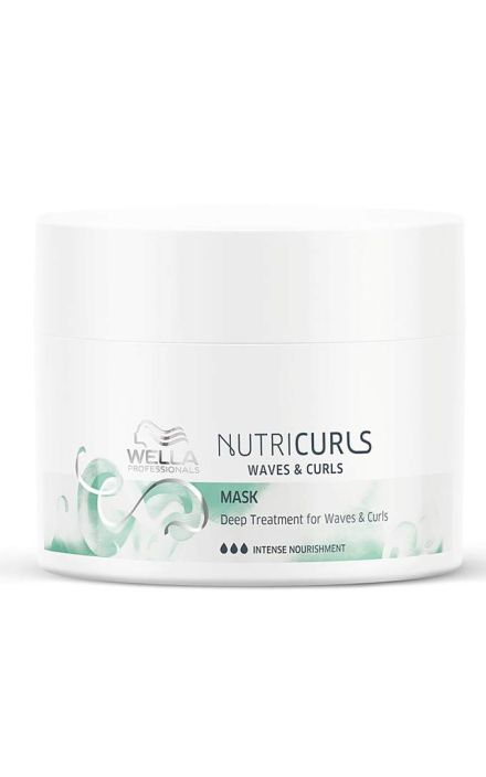 Masca pentru par Wella Professionals NutriCurls Waves & Curls, Par cret/ondulat, 150ml 