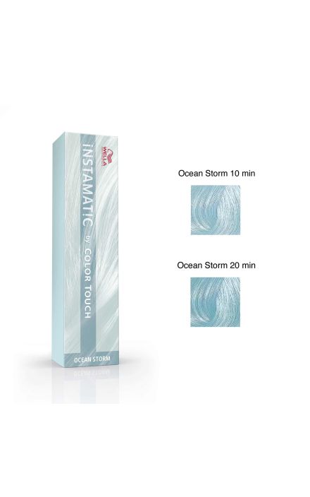 Vopsea semipermanenta Wella Professionals Color Touch Instamatic Ocean Storm, Albastru, 60ml 