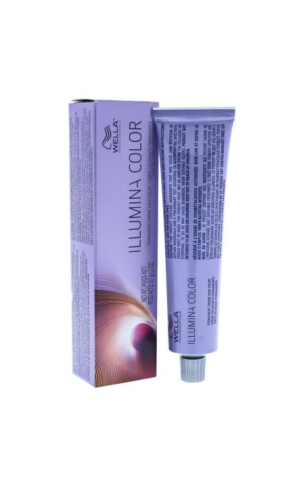 Vopsea permanenta Wella Professionals Illumina Color 8/37, Blond Deschis Auriu Castaniu, 60ml 