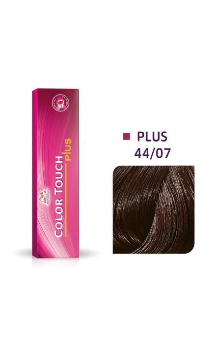 Vopsea semipermanenta Wella Professionals Color Touch 44/07, Castaniu Mediu Intens Natural, 60ml 